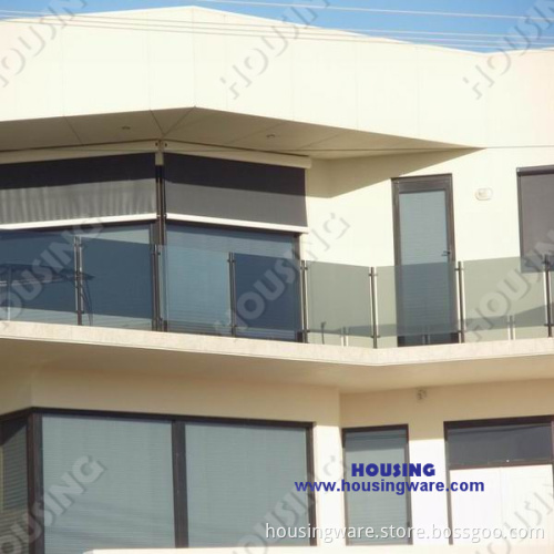 Modern Balcony Glass Railing Design